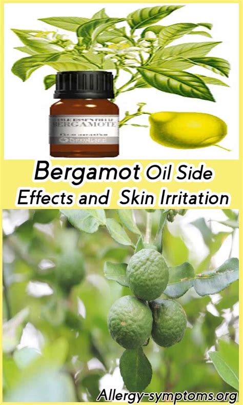 bergamot oil side effects